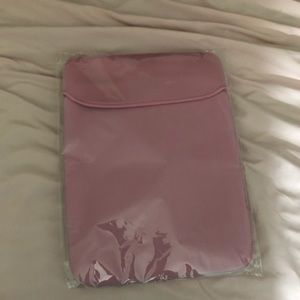 Pink macbook sleeve